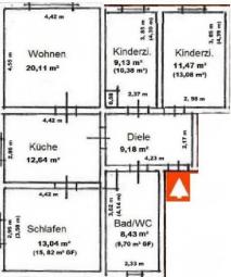 Gemütliche DG 4-Zimmer mit Laminat und Wannenbad in ruhiger Lage! Wohnung mieten 08141 Reinsdorf (Landkreis Zwickau) Bild mittel