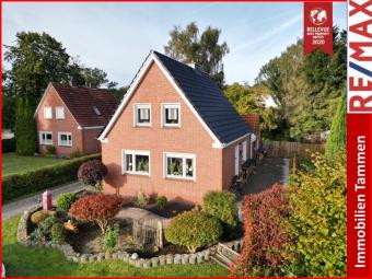 * Gepflegtes Einfamilienhaus mit Charme, Kamin & großzügigem Grundstück * Haus kaufen 26810 Westoverledingen Bild mittel