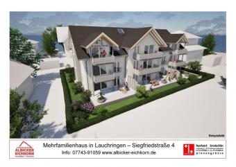 Grenznah 3 Zi. EG mit Terrasse ca. 79 m² - Wohnung 2 - Siegfriedstr. 4, 79787 Lauchringen - Neubau KFW40 Wohnung kaufen 79787 Lauchringen Bild mittel