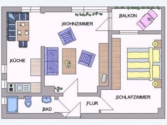 Groß Karben. Schicke Wohnung. Einbauküche, Laminatboden, Balkon, inkl. komplettem Hausservice. Wohnung kaufen 61184 Karben Bild mittel