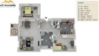 großzügige Erdgeschosswohnung 3 Zimmer 107 m² mit Einbauküche Wohnung mieten 38368 Mariental Bild mittel