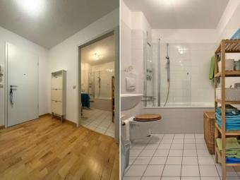 Grün gewinnt: Zwei-Zimmer-Wohnung mit eigenem Garten in Hiltrup-Mitte Wohnung kaufen 48165 Münster Bild mittel