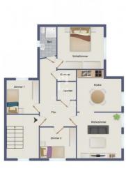 Helle Dachgeschosswohnung Wohnung mieten 56856 Zell (Mosel) Bild mittel