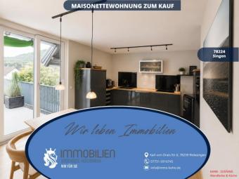 Hochwertige Maisonette mit Loftfeeling, Design-Elementen & Panorama Sonnenterrasse Wohnung kaufen 78224 Singen (Hohentwiel) Bild mittel