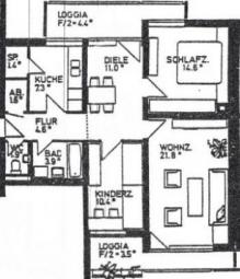 Kapitalanlage: Gut vermiete ETW M-Perlach, 84 qm, Bj. 72, Garage Wohnung kaufen 81735 München Bild mittel