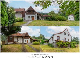 Landhausidylle – Großes Grundstück, eigener Teich & Ausbaupotenzial Haus kaufen 98527 Suhl Bild mittel