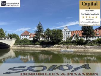 Leopoldineninsel - Schöne bezugsfreie 2 Zimmer Wohnung mit Balkon mit Blick auf das Schloss in einer beliebten Lage in der Stadtmitte in Neuburg - Ein Objekt von Ihrem Immobilienpartner SOWA Immobilien und Finanzen Wohnung kaufen 86633 Neuburg an der Donau Bild mittel
