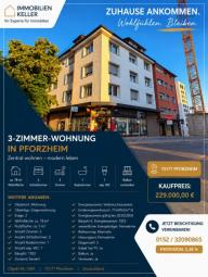 Moderne 3 Zimmer Wohnung in zentraler lage Wohnung kaufen 75177 Pforzheim Bild mittel