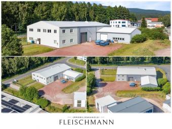 Moderne Gewerbeimmobilie: klimatisierte Halle + Einliegerwohnung – neuer Preis: 600.000 €! Gewerbe kaufen 98544 Zella-Mehlis Bild mittel