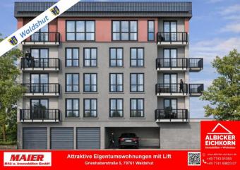 Neubau Waldshut - 2,0 Zimmerwohnung Dachgeschoss Penthouse mit Lift Wohnung kaufen 79761 Waldshut-Tiengen Bild mittel
