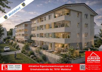 Neubau Waldshut - 2,0 Zimmerwohnung Erdgeschoss mit Lift Wohnung kaufen 79761 Waldshut-Tiengen Bild mittel