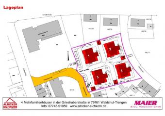 Neubau Waldshut - 3,0 Zimmerwohnung Obergeschoss 3 mit Lift Wohnung kaufen 79761 Waldshut-Tiengen Bild mittel
