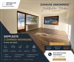Ruhige Renovierte 2 Zimmer Wohnung Wohnung mieten 75323 Bad Wildbad Bild mittel