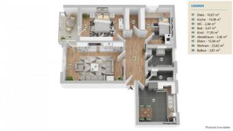 Schöne 3,5-Zimmer-Wohnung mit Garage Wohnung kaufen 79793 Wutöschingen Bild mittel