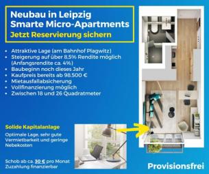 Smarte Micro-Apartments Wohnung kaufen 04229 Leipzig Plagwitz Bild mittel