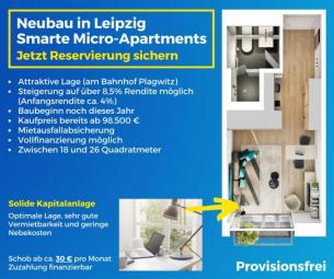 Smarte Micro-Apartments Wohnung kaufen 04229 Leipzig Plagwitz Bild mittel