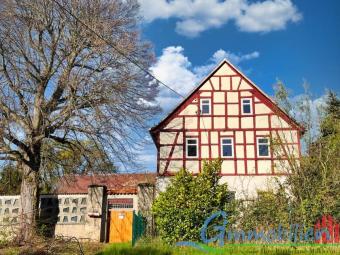 Traumhaftes Fachwerkhaus mit großzügigem Hof - Wohnen und Leben auf 330 m² in idyllischer Seenähe Haus kaufen 04552 Borna Bild mittel