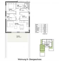 Vermietete Wohnung mit Dachterrasse und energieeffizienter Ausstattung (A+) in Hoogstede Wohnung kaufen 49846 Hoogstede Bild mittel