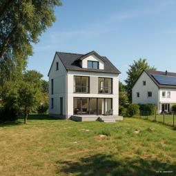 Verwirklichen Sie Ihren Wohntraum! 
Großes Baugrundstück S/W von ca. 1.800 m² in Taunusstein-Hahn Grundstück kaufen 65232 Taunusstein Bild mittel