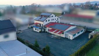Vielseitig nutzbare Gewerbeimmobilie mit mehreren Hallen und Bürogebäude - In Adelsried - A8 Gewerbe kaufen 86477 Adelsried Bild mittel