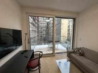 Wohnen auf Zeit: 
möblierte 2-Zimmer-Wohnung am Los-Angeles-Platz 
im stilvollen "the OYSTER" Wohnung mieten 10789 Berlin Bild mittel