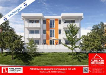Zentrale 3Zi. OG mit Balkon ca. 85 m²-Wohnung 3-Kirchweg 18-79780 Stühlingen- Neubau Wohnung kaufen 79780 Stühlingen Bild mittel